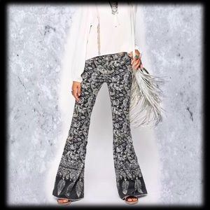 Free People Paisley Delhi Flares